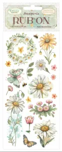 Daisy & Butterfly Rub-Ons